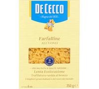 20 pezzi di farfalline all'uovo de cecco trafilate al bronzo - 250 gr