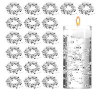 20 Pezzi Di Fili Di Perle Finte, Galleggianti Decorativi In Argento, Perline Di Candele Galleggianti Da 1,3 M, Perline Di Decorazione Di Candele, Accessori Di Decorazione Di Perle Fai Da Te