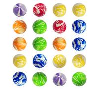 20 pezzi di giocattoli con palline rimbalzanti per bambini, riempitivi per sacchetti per feste, giocattoli con palline di gomma, palline di gomma rimbalzanti, premi di classe, forniture per giochi
