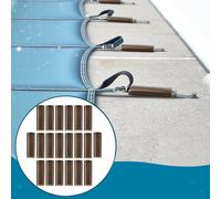 20 pezzi di guaine protettive per coperture per piscine, molle per coperture per