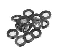 20 pezzi di guarnizione in gomma for tubo flessibile, guarnizione ad anello, filtro a rete for soffione doccia, acciaio inossidabile for parti di testa del rubinetto da 1/2 pollice