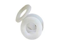 20 pezzi di guarnizione in silicone piatta spessore 0,5 mm anello tenuta in gomma for manometro giunto O-ring(40x18x0.5mm)