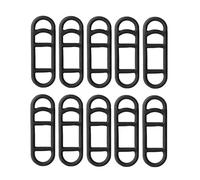 20 pezzi di nastro in silicone per luci della bicicletta, anello in gomma per torcia elettrica, cinturino in silicone per luce posteriore Sigma e bici da corsa, elastico per il fissaggio di luce della