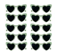 20 pezzi di occhiali da sole a forma cuore for le donne Decorazione for addio al nubilato Occhiali vintage Bomboniere for damigelle d'onore Per Festa Party(TYPE G)