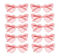 20 pezzi di occhiali da sole a forma cuore for le donne Decorazione for addio al nubilato Occhiali vintage Bomboniere for damigelle d'onore Per Festa Party(TYPE C)