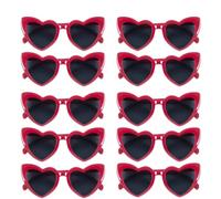 20 pezzi di occhiali da sole a forma cuore for le donne Decorazione for addio al nubilato Occhiali vintage Bomboniere for damigelle d'onore Per Festa Party(TYPE A)