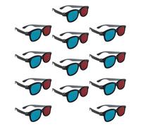 20 pezzi di occhiali video 3D rossi e blu per videogiochi tridimensionali