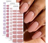 20 pezzi di pellicole per unghie nude pure, adesivi per unghie classici ad alta lucentezza. Facili da applicare, perfetti per il lavoro delle signore, le vacanze, gli appuntamenti e le manicure fai-da