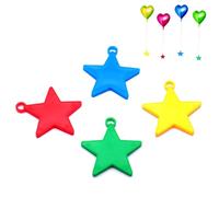 20 pezzi di peso a forma di stella, palloncini a elio, pesi colorati, per matrimoni, compleanni, feste, fidanzamento, San Valentino, bambini, celebrazioni