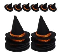 20 pezzi di piccoli cappelli da strega in feltro - Mini cappelli da mago di