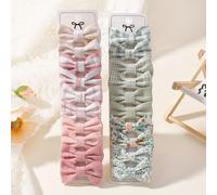 20 pezzi di piccoli fermagli per capelli a fiocco per bambine, 3,5 cm - 5,6 cm, fermagli antiscivolo completamente foderati, set di accessori per capelli a fiocco floreale fatti a mano per neonati