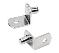 20 pezzi di staffe for mensole, perni supporto, da 5 mm, in metallo, separatori for ripiani, fisse for mobili, armadietti Per Mensole
