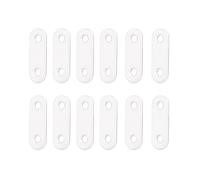 20 pezzi di staffe piatte in acciaio inossidabile for riparazione di mobili(4.7X1.6cm)