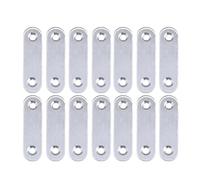 20 pezzi di staffe piatte in acciaio inossidabile for riparazione di mobili(5.7X1.6cm)
