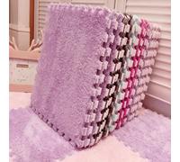 20 pezzi di tappetino per giunzioni in stile tappeto per camera da letto, camera da letto, coperta da comodino per bambini, soggiorno resistente alle macchie, tappetino 30 * 30 cm