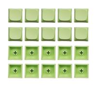 20 pezzi di tasti a colori 1U XDA set di tasti per cambiare altezza per giocatori e ufficio modello tastiera migliorato