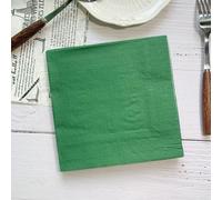 20 pezzi di tovaglioli usa e getta di colore verde scuro, a doppio strato, realizzati in pasta di legno Tagli Unica,2 confezioni,4 confezioni,6 confezioniColore unicoCarta tessile