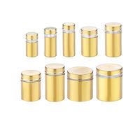 20 pezzi di viti distanziatrici for cartelli in acciaio inossidabile dorato, chiodi pubblicitari, supporti da parete in vetro acrilico for opere d'arte(12x20mm)