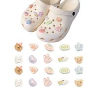 20 Pezzi Di Zoo Carino, Materiali Per La Decorazione Delle Scarpe Fai -Da -Te, Accessori Per Scarpe In Pvc, Decorazioni Per Scarpe Dolci E Creative, Accessori Per La Decorazione Delle Scarpe.