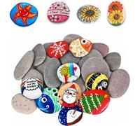 20 Pezzi Dipingere I Ciottoli, Le Rocce Ciottoli, Rocce Naturali Di Disegno, Sas