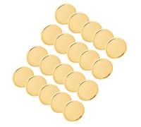 20 Pezzi Dischi Leganti per Quaderno 28mm in Abs Dorato