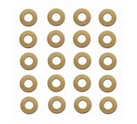 20 pezzi EDC Coltello tascabile in ottone Rondella Guarnizione per Spyder C81 C223 C85, Rondelle perno perno perno Meson Shim Guarnizione Cuscino Sostituzione Anello Pad Pad 0,3 x 11 x 5,2 mm
