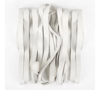 20 Pezzi Elastici Grandi in Gomma Elastici Gomma Larghi 40 * 1cm Elastici in Caucciù Elastici Fettuccia Gomma Riutilizzabile Elastici Bianco Gomma per Scuola Casa Ufficio Forniture Industriali