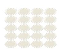 20 Pezzi Espositore per Nail Art a Forma 20 Punte in Plastica | Campione per Colori Unghie, Leggero e Capiente, per Esposizioni e Sessioni di Formazione Professionale