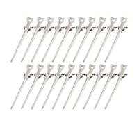 20 Pezzi Fermagli per capelli a becco d'anatra Clip, Professionali Fermagli per Capelli per Parrucchieri, Mollette a Becchi d'oca per Acconciature Donna