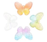 20 Pezzi Fermaglio a Farfalla in Resina per Acconciature Fai | Decorazioni Delicate e Chic, Pratiche e Facili da Usare, per Lavori Artigianali, Leggere e Portatili Colore Casuale
