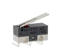 20 pezzi Finecorsa C NO NC 3 pin Terminali PCB SPDT 1A 125V Leva ad arco a rullo Interruttori a pressione a scatto(BENT FOOT-4,1000PCS)