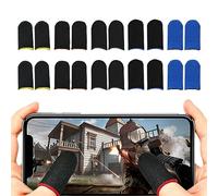 20 Pezzi Finger Sleeve per Gioco Cellulare, Manicotti Dita da Gioco Professionale Custodia per Pollice Touch Screen, Copridita Resistenti al Sudore e Traspiranti per Uomini Donne