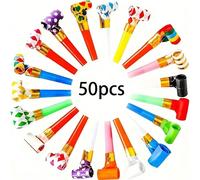 20 pezzi Fischietti colorati per feste, soffioni per feste, fischietti per compleanni, soffioni per compleanni, fischietti per feste, celebrazioni di compleanni, occasioni festive, fischietti energici