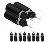 20 Pezzi Flacone Applicatore Colla 10ml in Plastica e Acciaio Inox | Controllo Preciso Riutilizzabile , per Dosare Piccole Quantità di Liquido Facile da Spremere