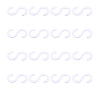 20 pezzi ganci appesi in plastica per la decorazione della casa