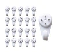 20 Pezzi Ganci Senza Tracce Per Appendere Cornice Foto, Arte Della Parete, Ecc. Tagli Unica,30 pezzi,50 pezziPlastica