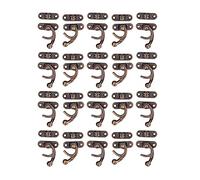 20 Pezzi Gancio Serratura Antique Gancio a Scatto Hasp, Gancio a Scatto Hasp Scatola di legno Hasp,Chiusura a Braccio Oscillante per Scatola di Gioielli Scatola Ordinaria in Legno Decorazione