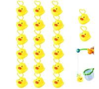 20 Pezzi Giocattolo Da Pesca A Forma Di Anatr-a A Induzione Con Gancio, Giocattolo Galleggiante Per L'acqua A Forma Di Anatr-a, Set Da Pesca Luminoso, Animali In Resina, Divertente Giocattolo