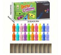 20 pezzi Gioco di abbinamento di bottiglie colorate, puzzle di abbinamento dei colori, gioco da tavolo per la memoria e la strategia per serate di gioco in famiglia, feste di compleanno, feste di Ogni