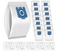 (20 Pezzi) GN 3D Sacchetti Per La Polvere Filtri Airclean Compatibili Con Aspirapolvere Miele GN, Serie C1, C2, C3, S227, S240, S270 S400 S400i S600 S2 S5 S8, Sacchetti Per Aspirapolvere 3D Efficiency