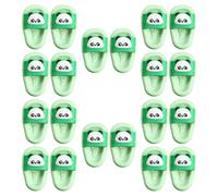 20 Pezzi Gomme da Cancellare Set da 10, a Forma di Pantofole Panda | Plastica Verde, Stile Kawaii, per Segni di Matita e Disegni, Scuola e Feste di Compleanno