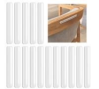 20 Pezzi Gommini per Sedie, Gommini Paracolpi, Paracolpi Mobili Cuscinetti Protettivi Antiscivolo Gommini Silicone Adesivi Sato Morbida per Porte, Armadi per Proteggere le Pareti (Trasparente)