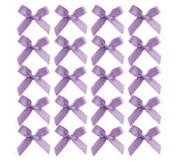 20 pezzi graziosi fermagli for capelli con fiocco in nastro for ragazze stile fiocco mini clip laterale forcine for capelli copricapo accessori for bambini e donne(Light purple)