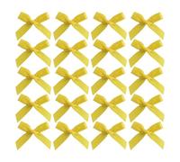 20 pezzi graziosi fermagli for capelli con fiocco in nastro for ragazze stile fiocco mini clip laterale forcine for capelli copricapo accessori for bambini e donne(Bright Yellow)