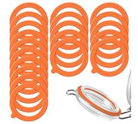 20 Pezzi Guarnizioni per Barattoli di Ricambio, Guarnizioni Barattoli Ermetici Riutilizzabili 93X67mm, Guarnizioni in Silicone per Barattoli di Vetro per Barattoli a Bocca Larga, Barattoli di Vetro