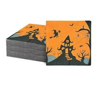 20 Pezzi Halloween Decorazioni Tovaglioli, Tovaglioli di Carta Decorati, Adatto per la Festa di Halloween, il Raduno, la Decorazione Della Celebrazione