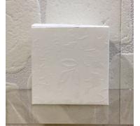 20 PEZZI HARMONY BIANCO Floreale Scatola portaconfetti pieghevole 6x6x6 0LHB