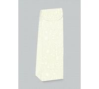 20 PEZZI HARMONY BIANCO Scatola sacchetto portaconfetti 5x4x15.5 cm 0LI5