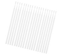 20 Pezzi Impollinatore Manuale Bianco in Plastica e Fragole | Controllo Fine della Punta, Soluzione Economica, per Colture in Ambiente Protetto, Balcone e Allevamento di Orchidee