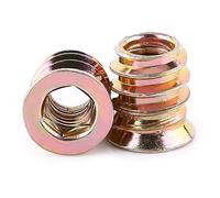 20 Pezzi Inserti Filettati per Legno M6, Inserire il Dado per Legno in Acciaio al Carbonio con Esagono Incassato Dadi per Mobili in Legno (M6 * 13 mm)